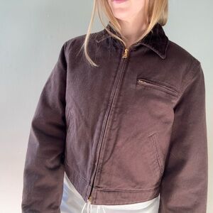 TNA Dark Brown Utility Jacket